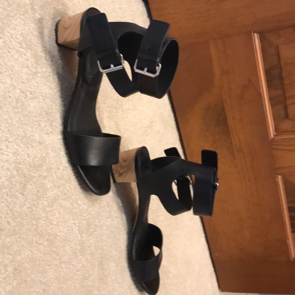 Vince double buckle strappy sandals